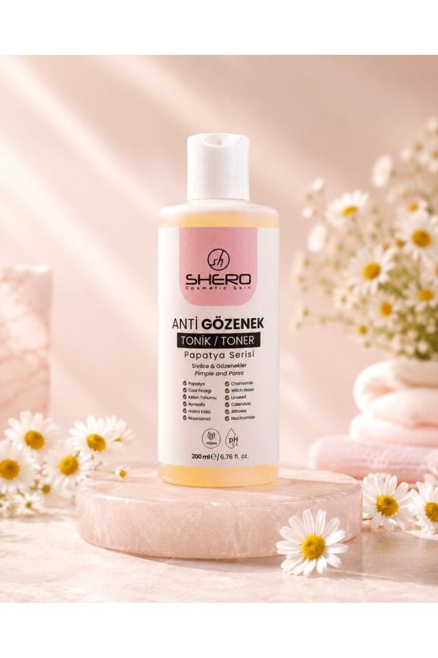 Shero Cosmetic Anti Gözenek Tonik 200 ml - Papatya Serisi